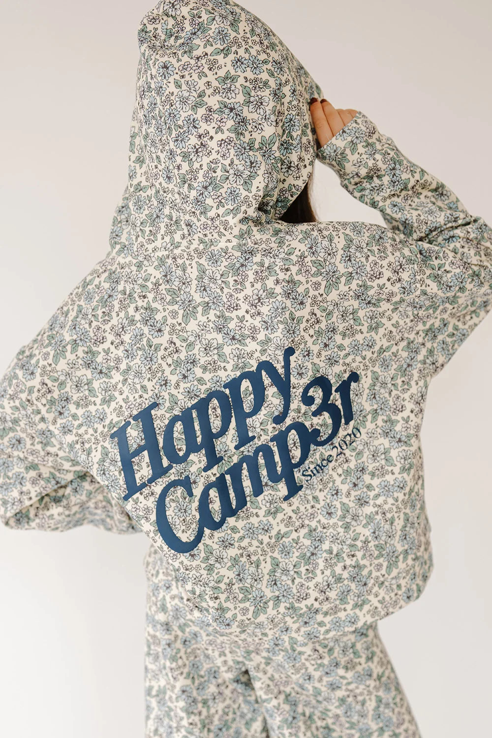 Garden Scuba Cropped Hoodie