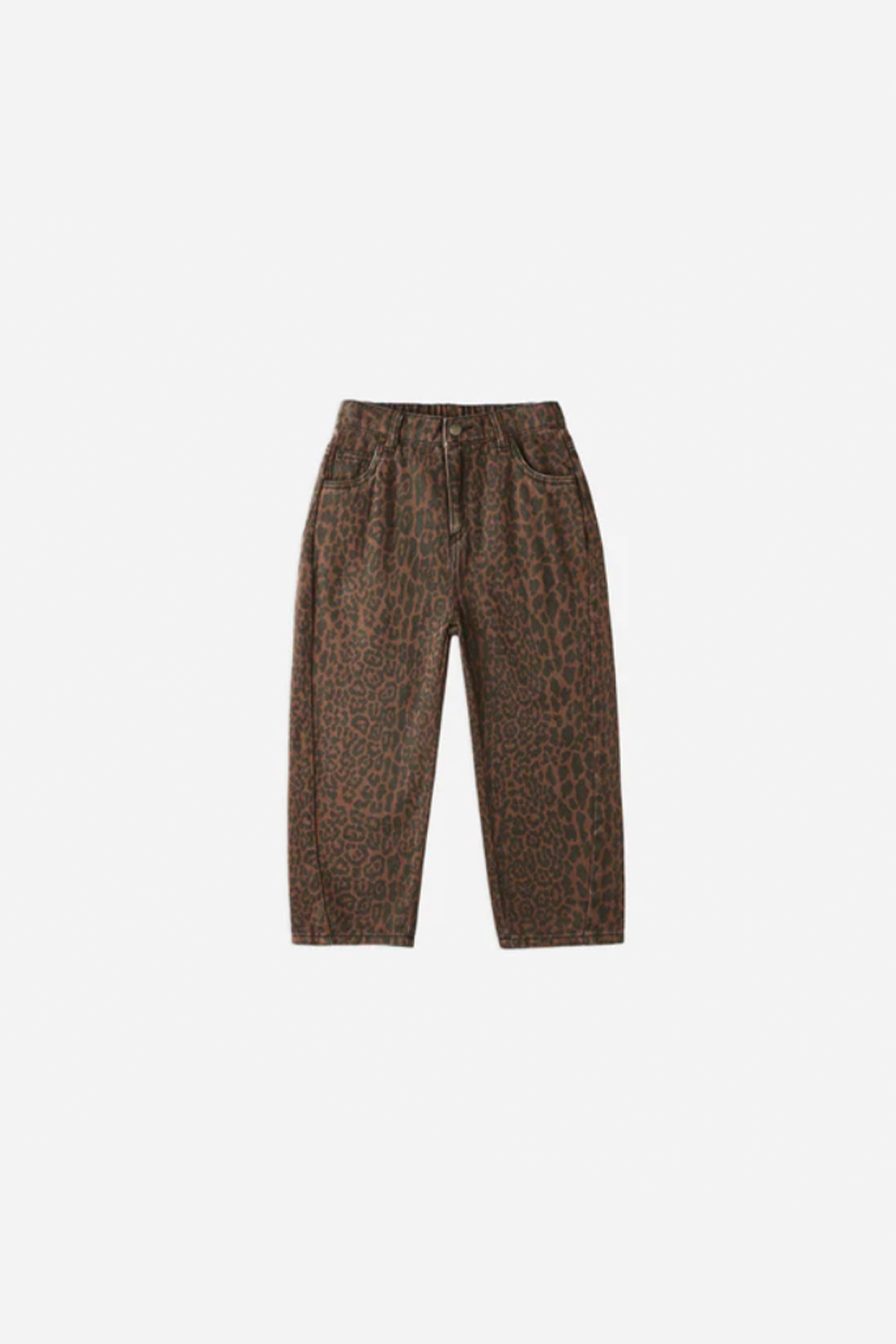 Leopard Barrel Pant