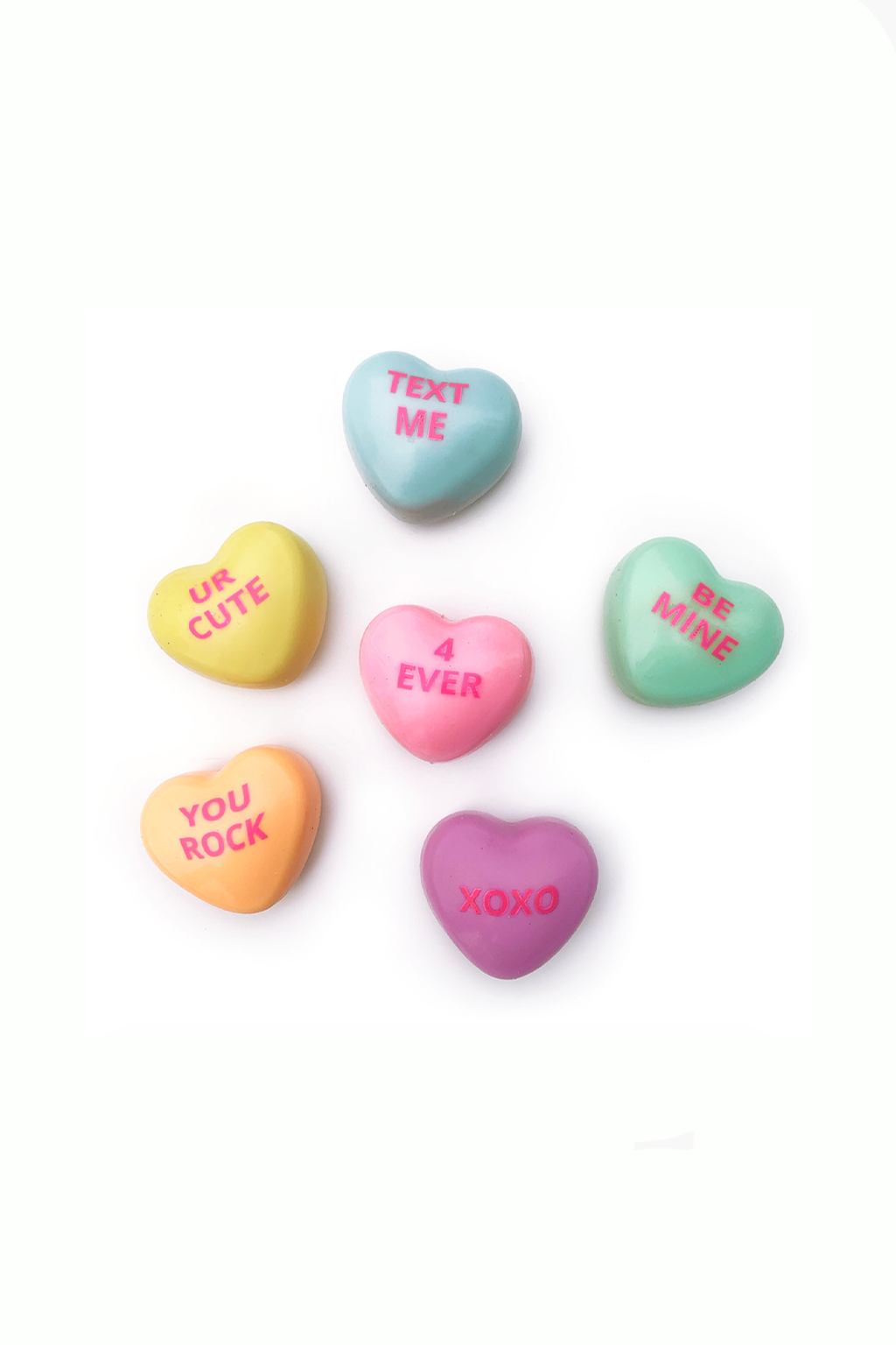 Sticky Bubble Conversation Hearts