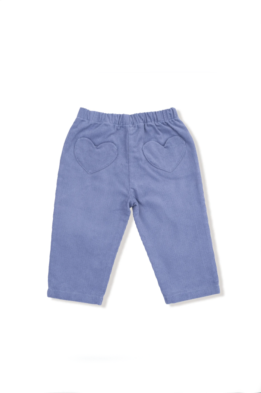 Cord Pant with Heart Pockets