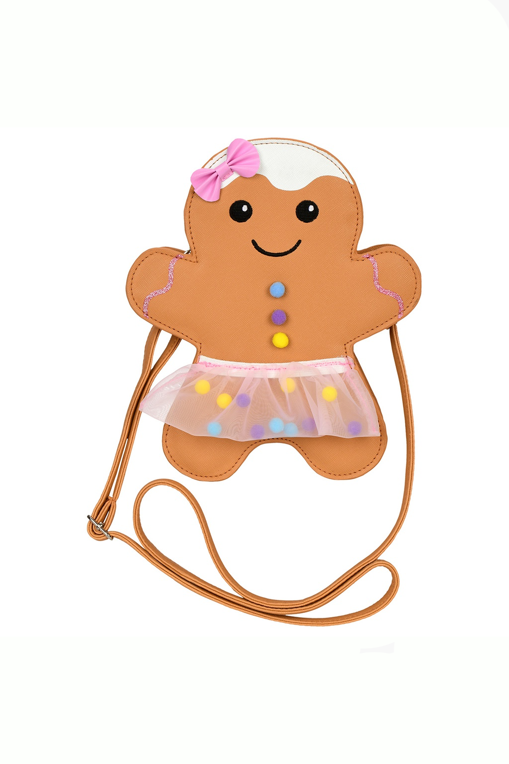 Gingerbread Sweetheart Crossbody Bag