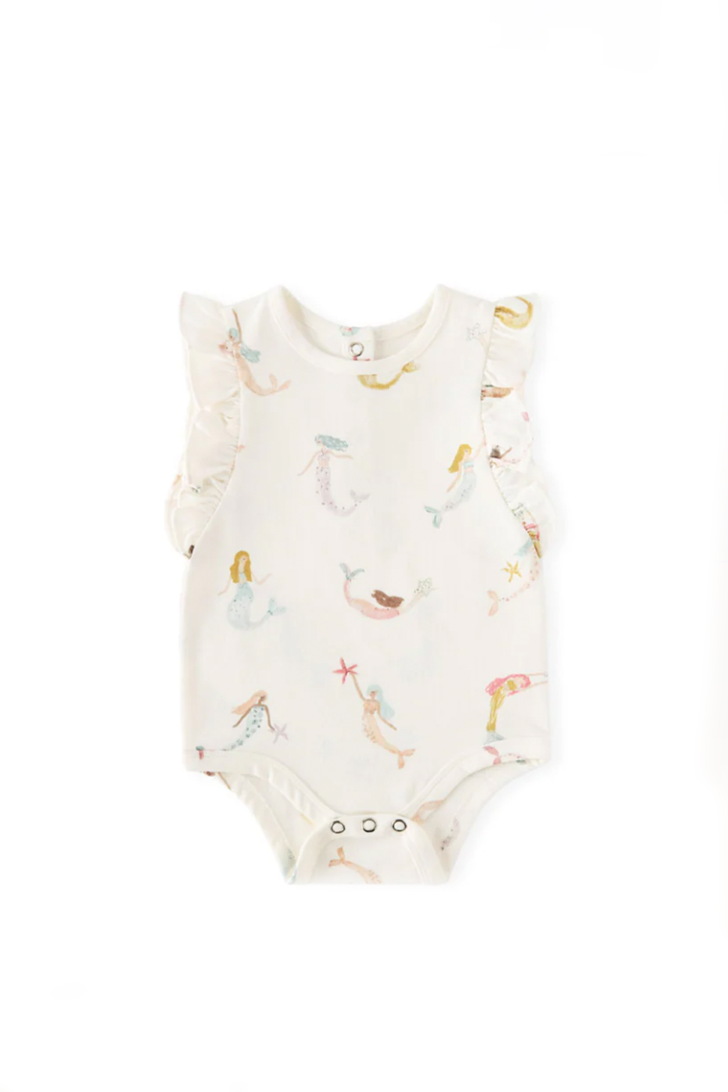 Mermaid Melody Short Sleeve Flutter One Piece