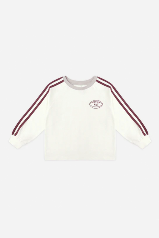 Relaxed Long Sleeve Football Tee