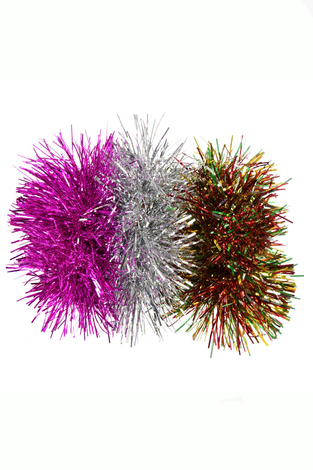 Tinsel Ornament Scrunchie Set