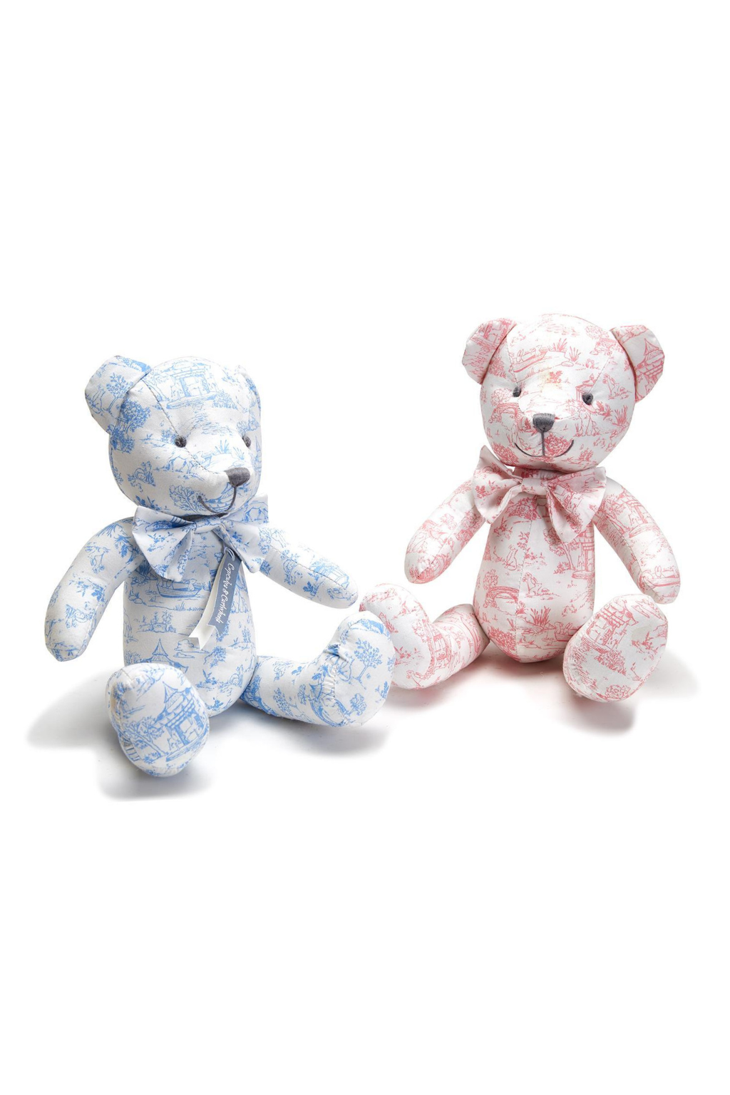 Animal Toile Stuffed Teddy Bear