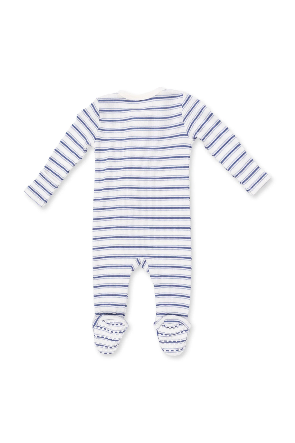 Vintage Stripe 2 Way Zipper Footie