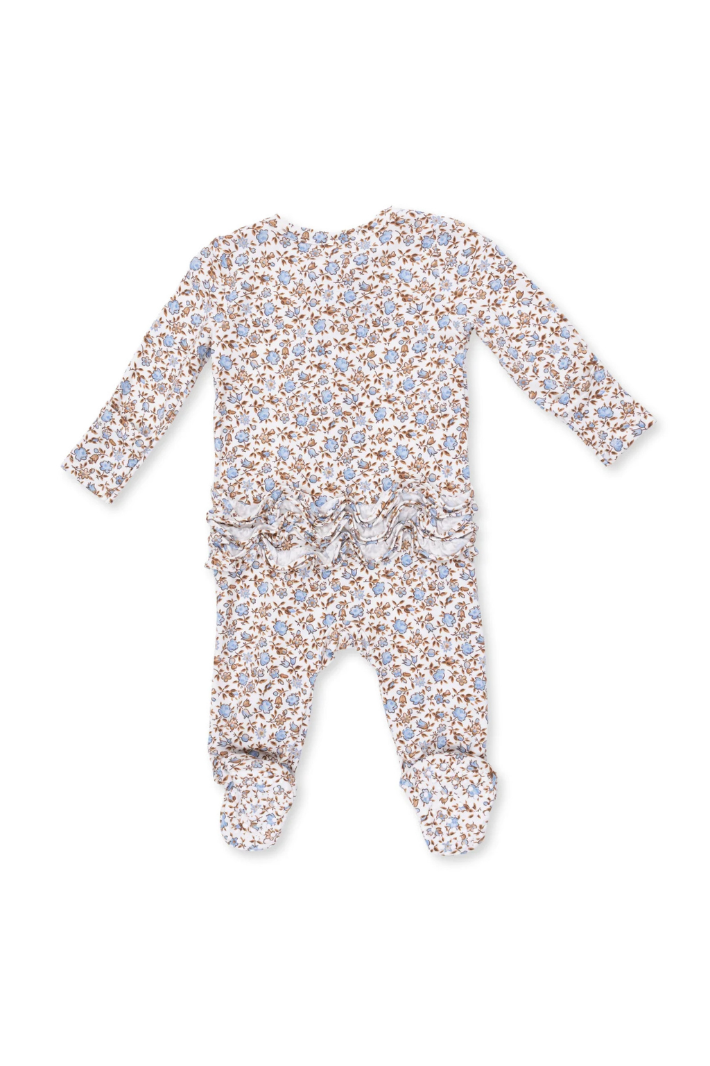 Hazel Floral 2 Way Ruffle Footie