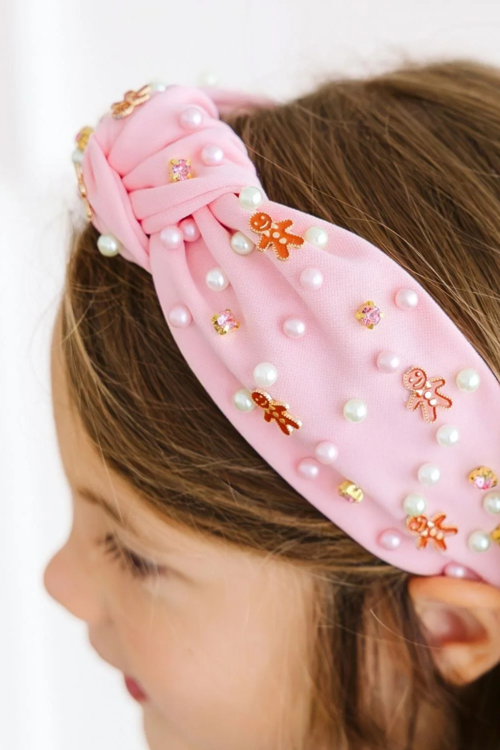 Gingerbread Christmas Gemstone Headband