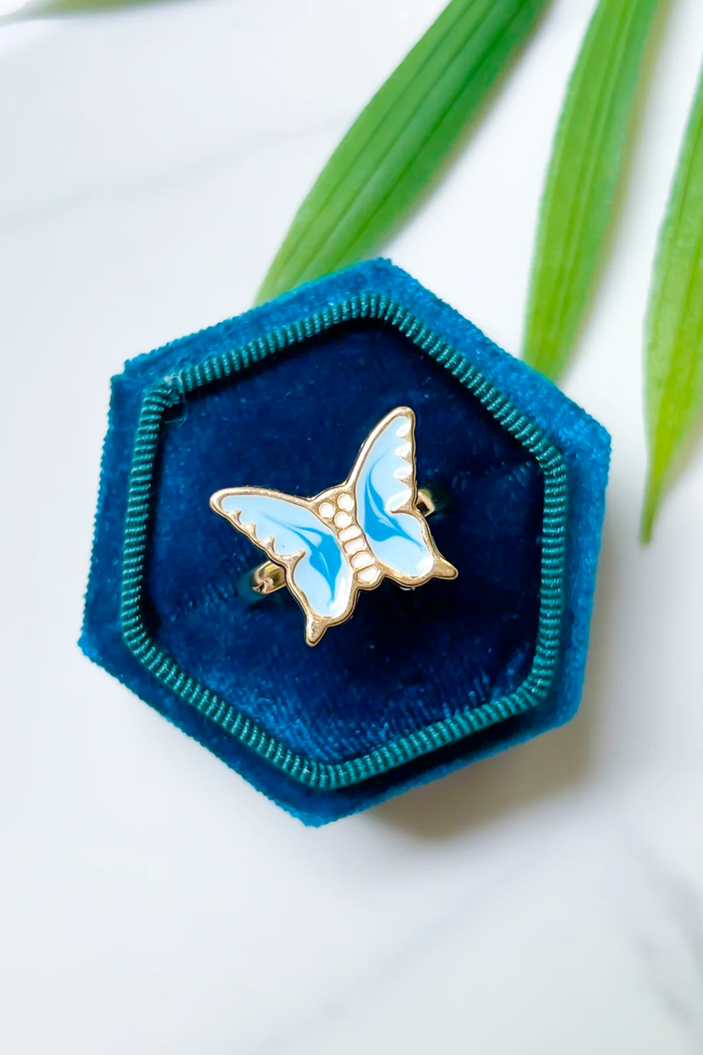 Enamel Fidget Spinner Ring