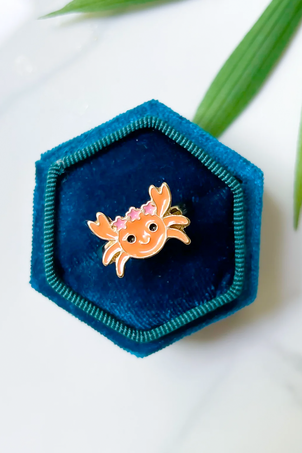 Enamel Fidget Spinner Ring