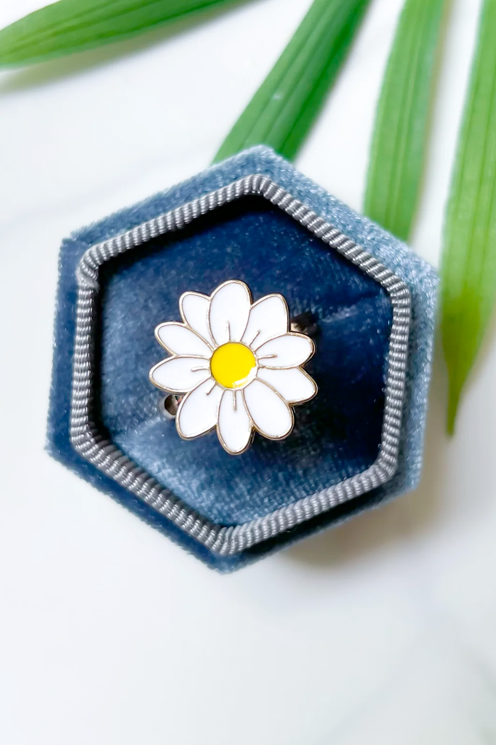 Enamel Fidget Spinner Ring