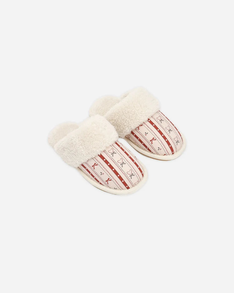 Candy Cane Lane Slippers
