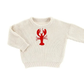 Lobster Chunky Knit Sweater