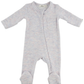 Honeycomb Zipper Footie w Pocket