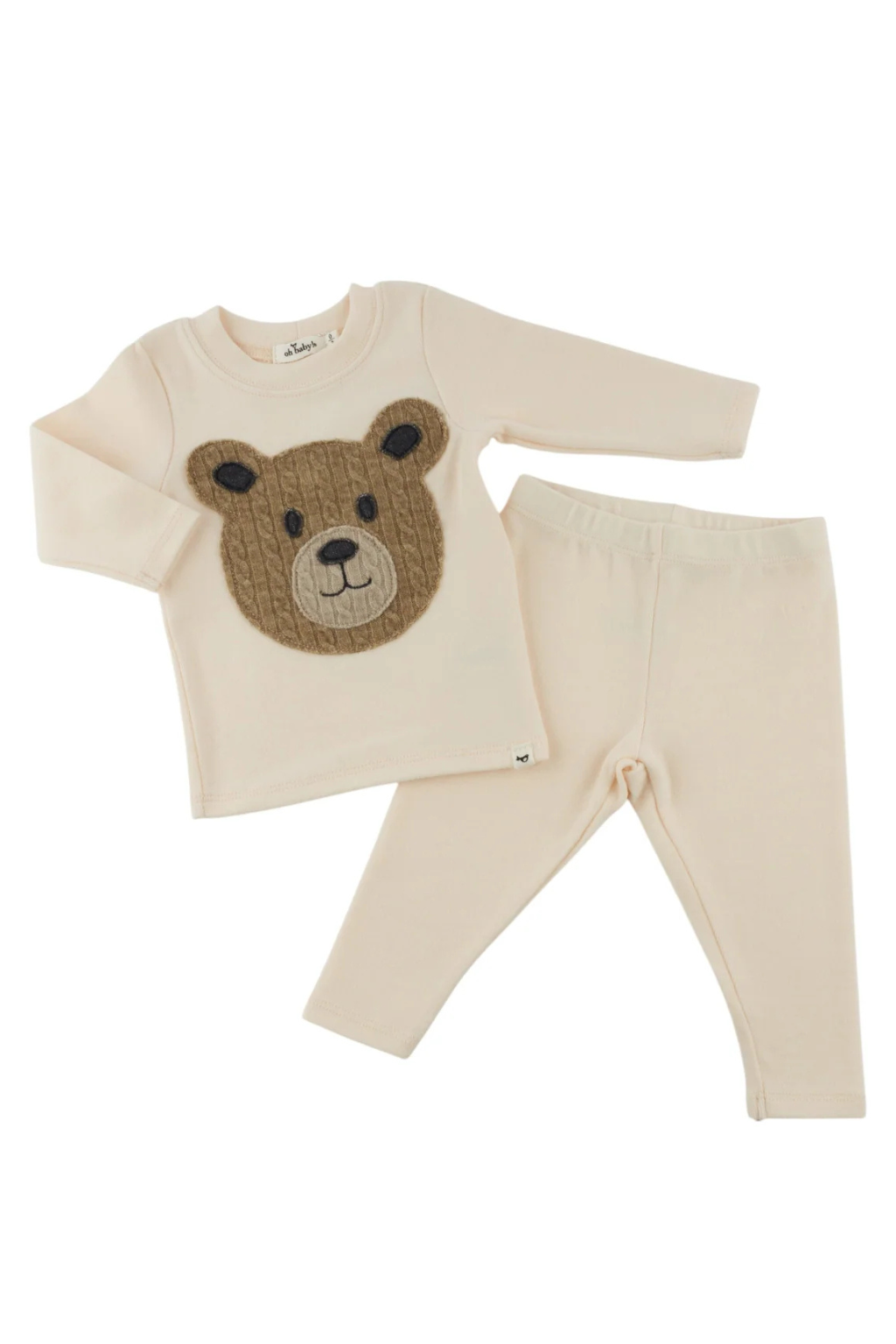 Cable Teddy Bear 2pc Set