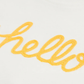 "Hello" Golden 2pc Set