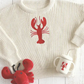 Lobster Chunky Knit Sweater