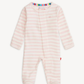 Stripe Organic Cotton Footie