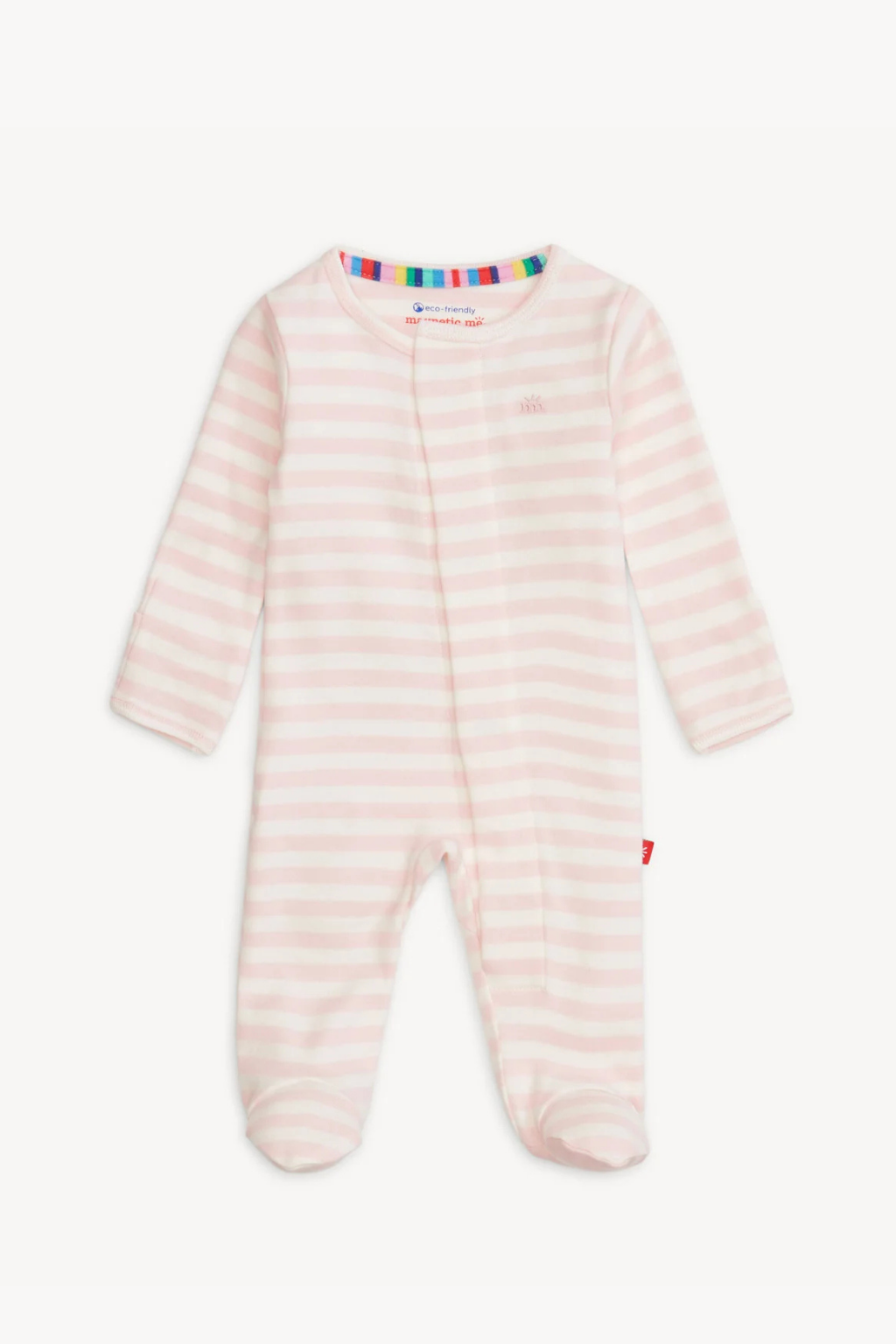Stripe Organic Cotton Footie