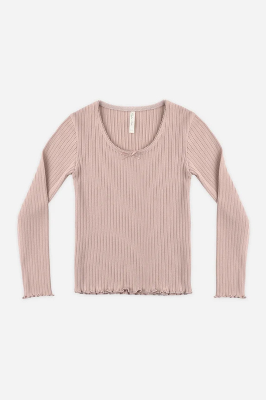 Ribbed Long Sleeve Tee