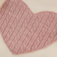 Pink Cable Heart 2pc Set