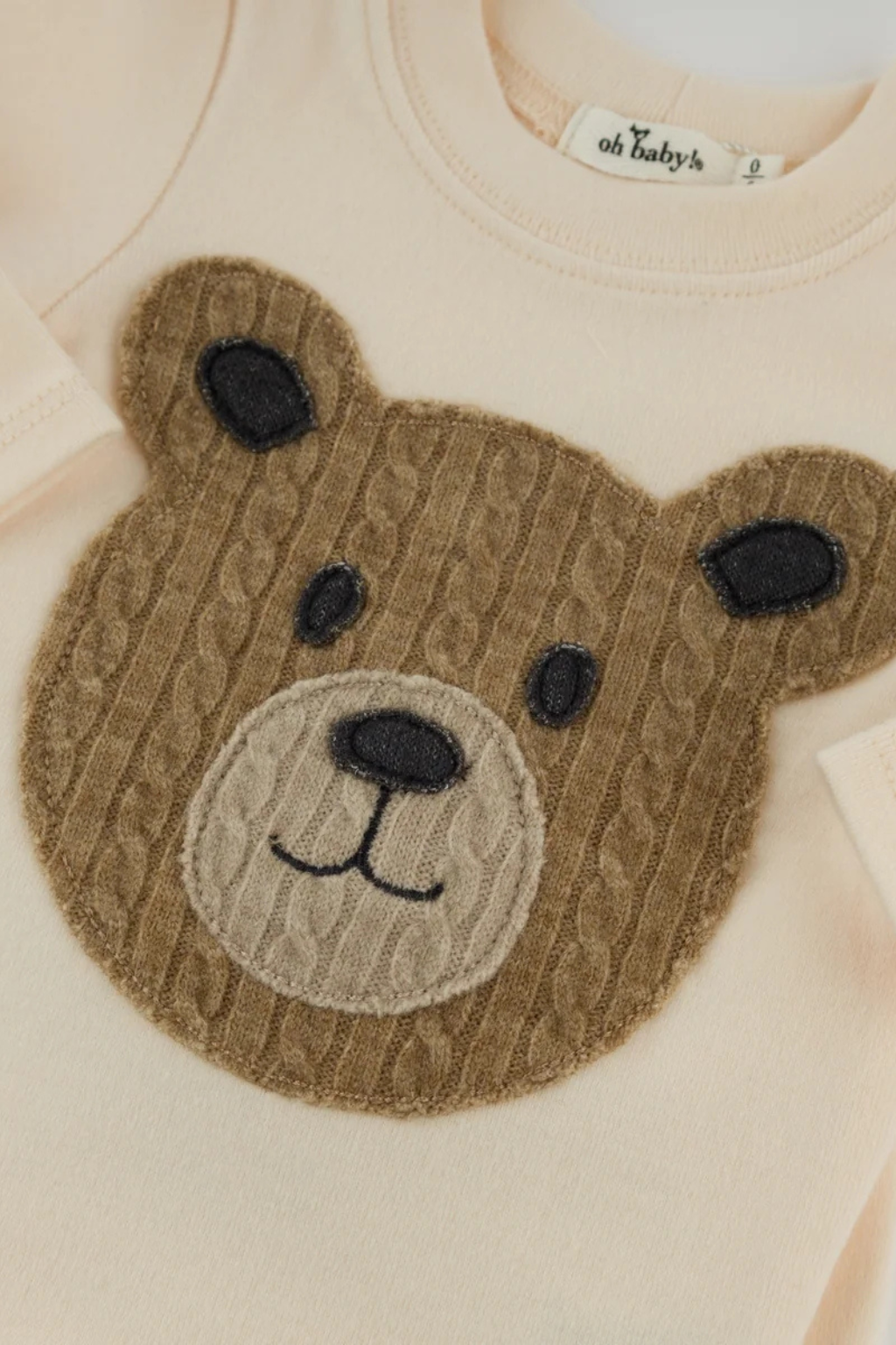 Cable Teddy Bear 2pc Set