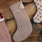 Christmas Stocking Holiday Gingham