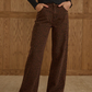 Leopard Baggy Wide Leg Denim