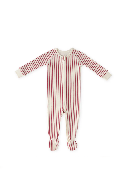 Stripes Away Ribbed Baby Sleeper