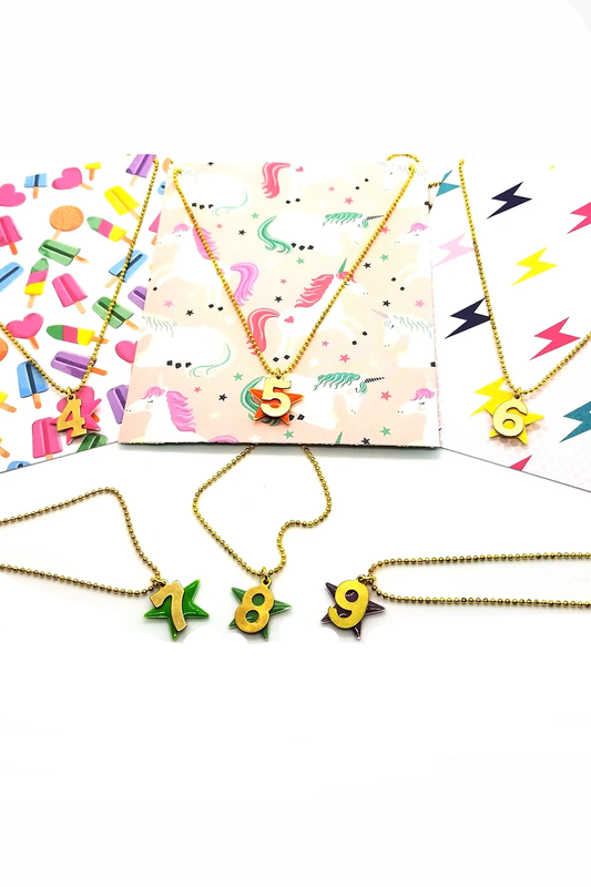 Birthday Numbers Necklace