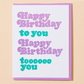 Birthday Song Card