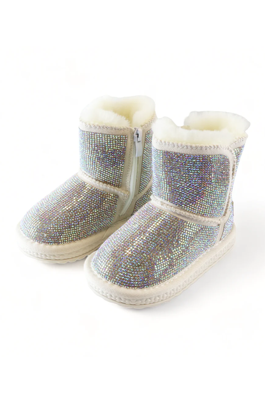 Holographic Rhinestone Boot