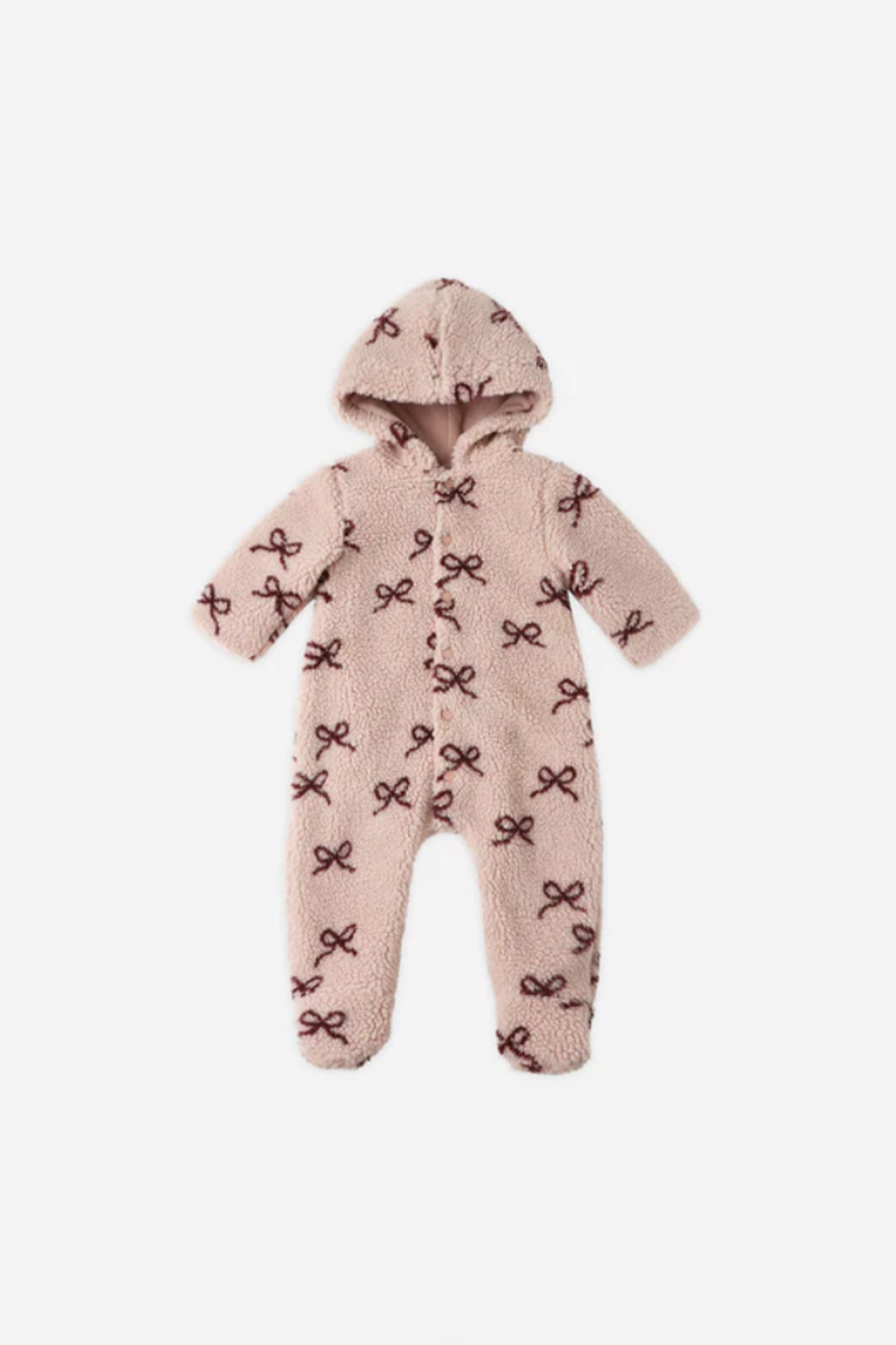 Bows Fleece Jumpsuit