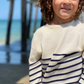 Brenton Kids Navy Stripe Sweater