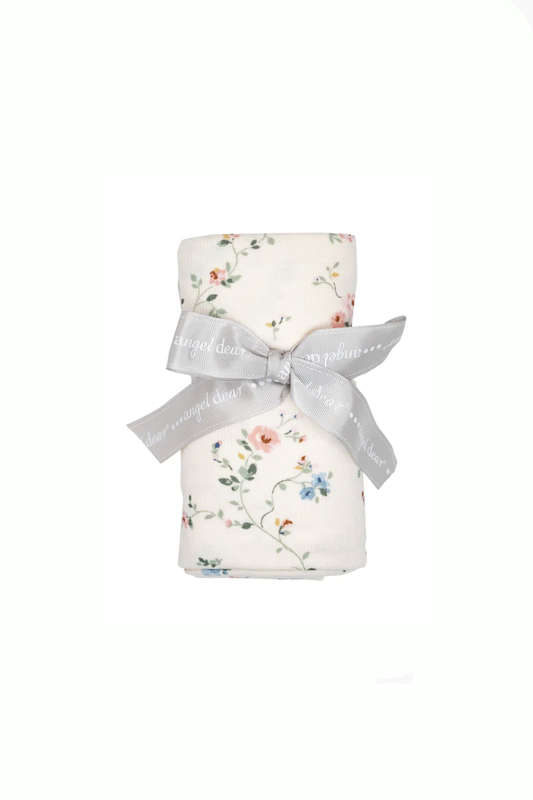 Climbing Roses Rib Swaddle Blanket