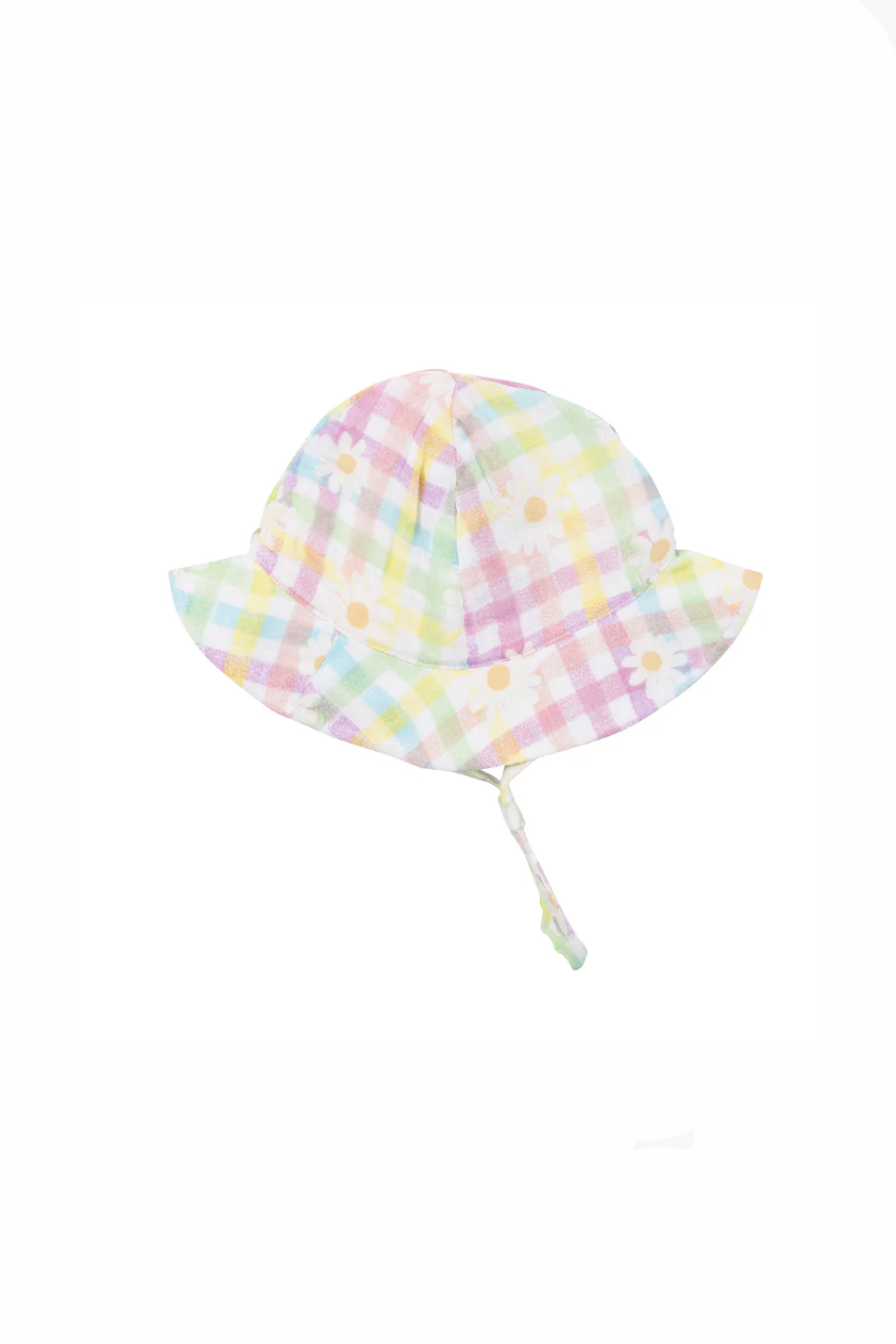 Gingham Daisy Sunhat