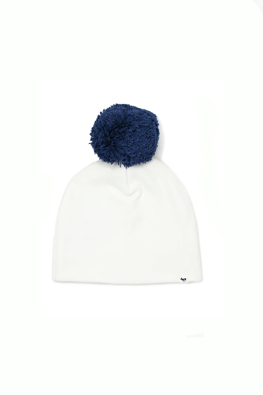 Denim Pom Hat