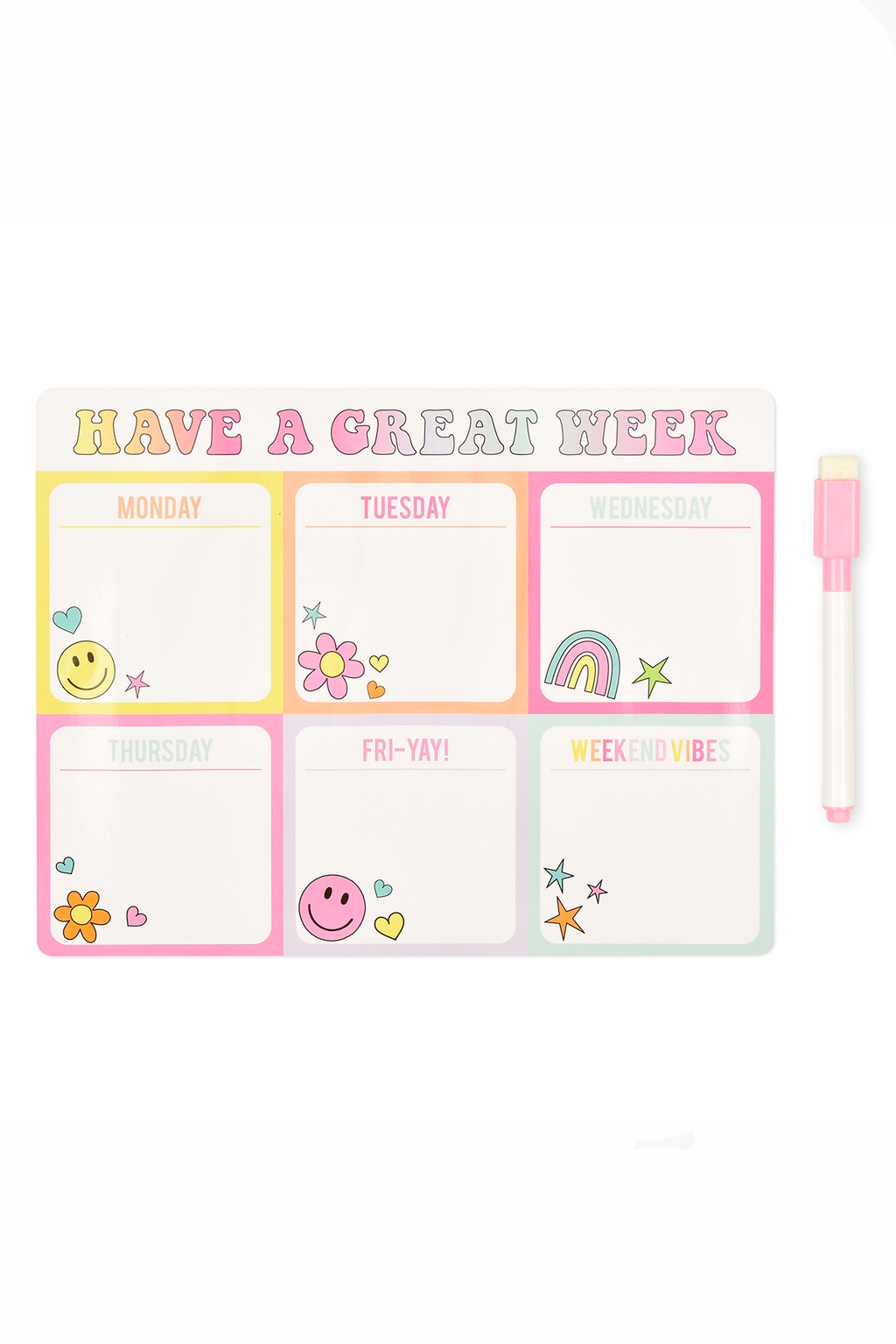 Days of the Week Dry Erase Board