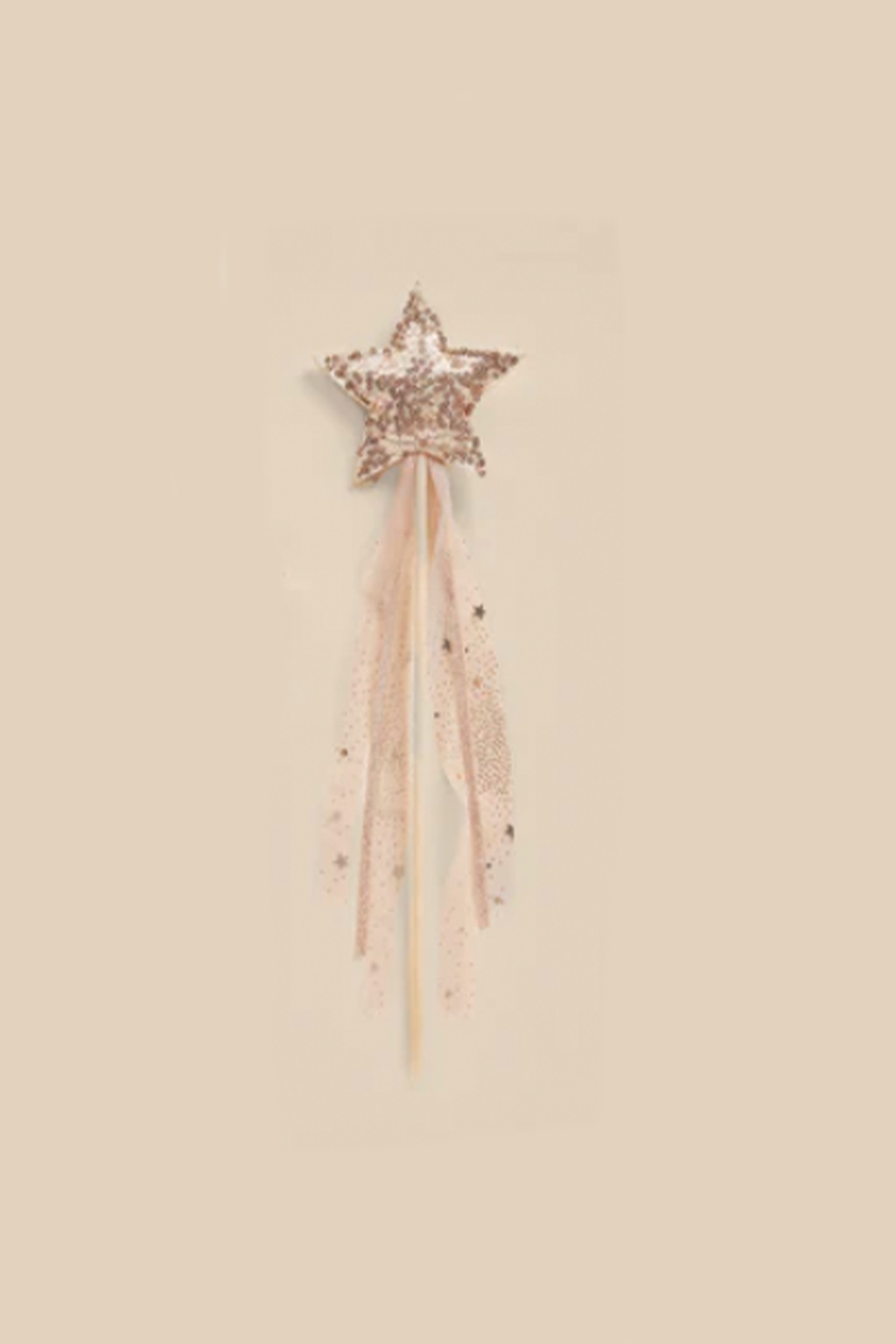 Dusty Rose Sequin Sun Wand