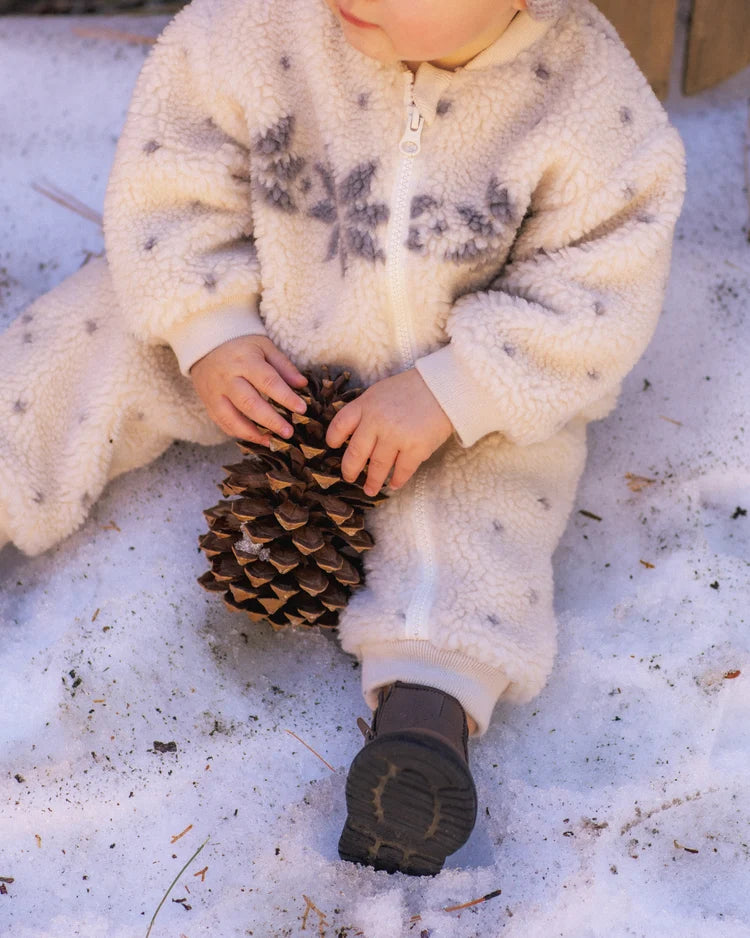Shearling Baby Jumpsuit