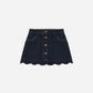 Scallop Mini Skirt