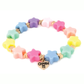 Pastel Star Stretch Bead Bracelet