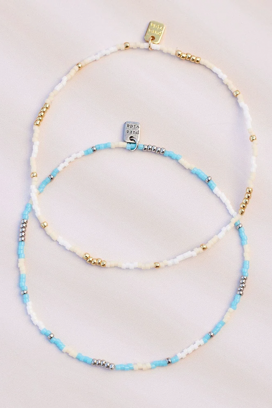 Ventura Stretch Bead Anklet