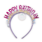 Happy B-Day Light Up Headband