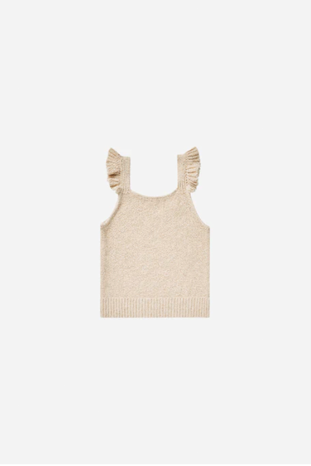 Heathered Oat Knit Tank