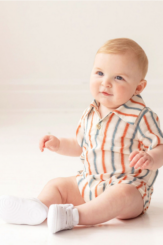 Hermosa Collared Romper