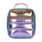 Icy Color Block Puffer Lunch Tote