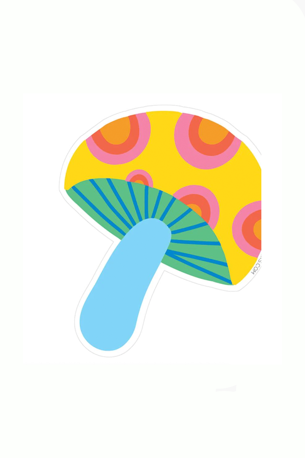 Mushroom Vinyl Sticker