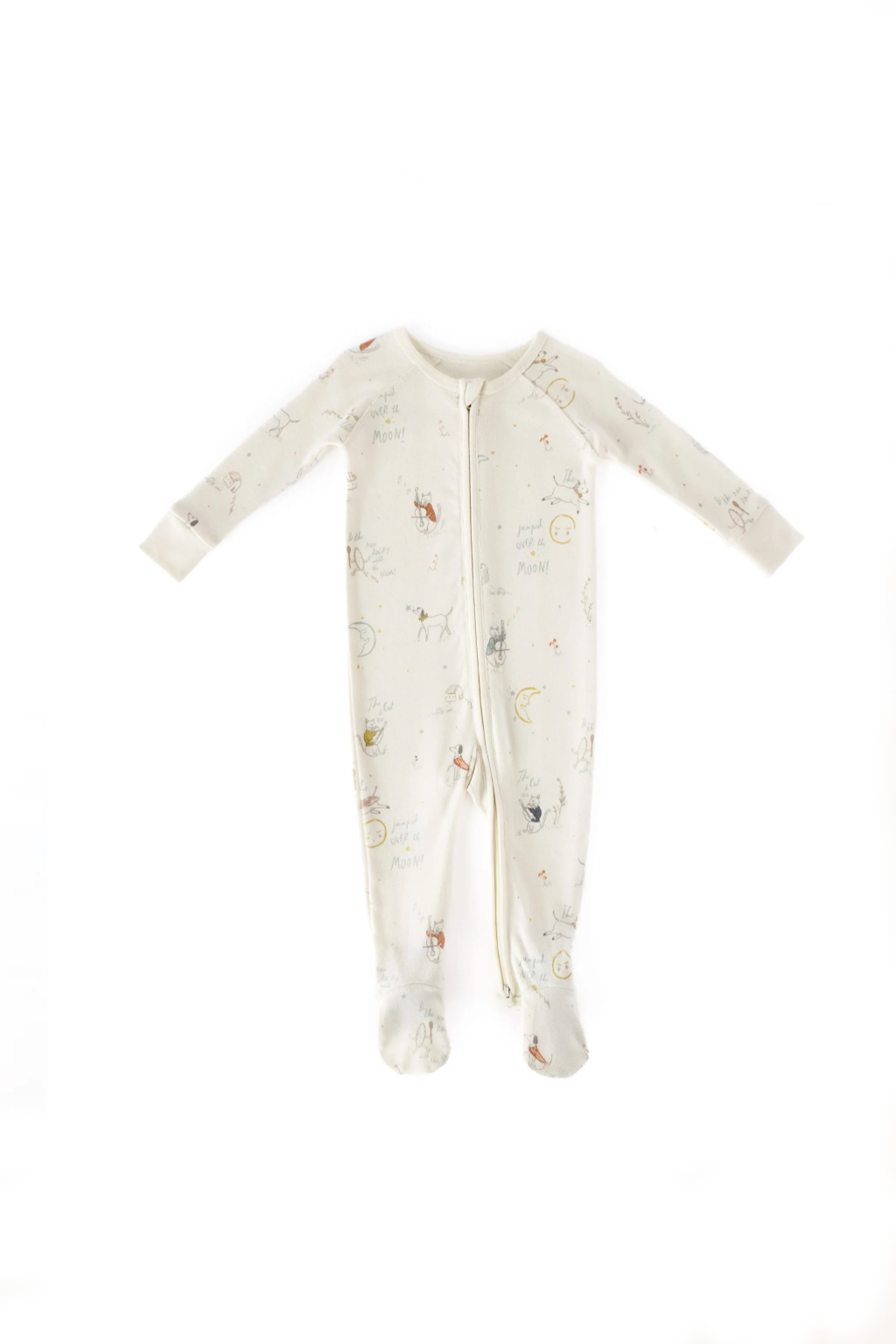 Over the Moon Ribbed Baby Sleeper