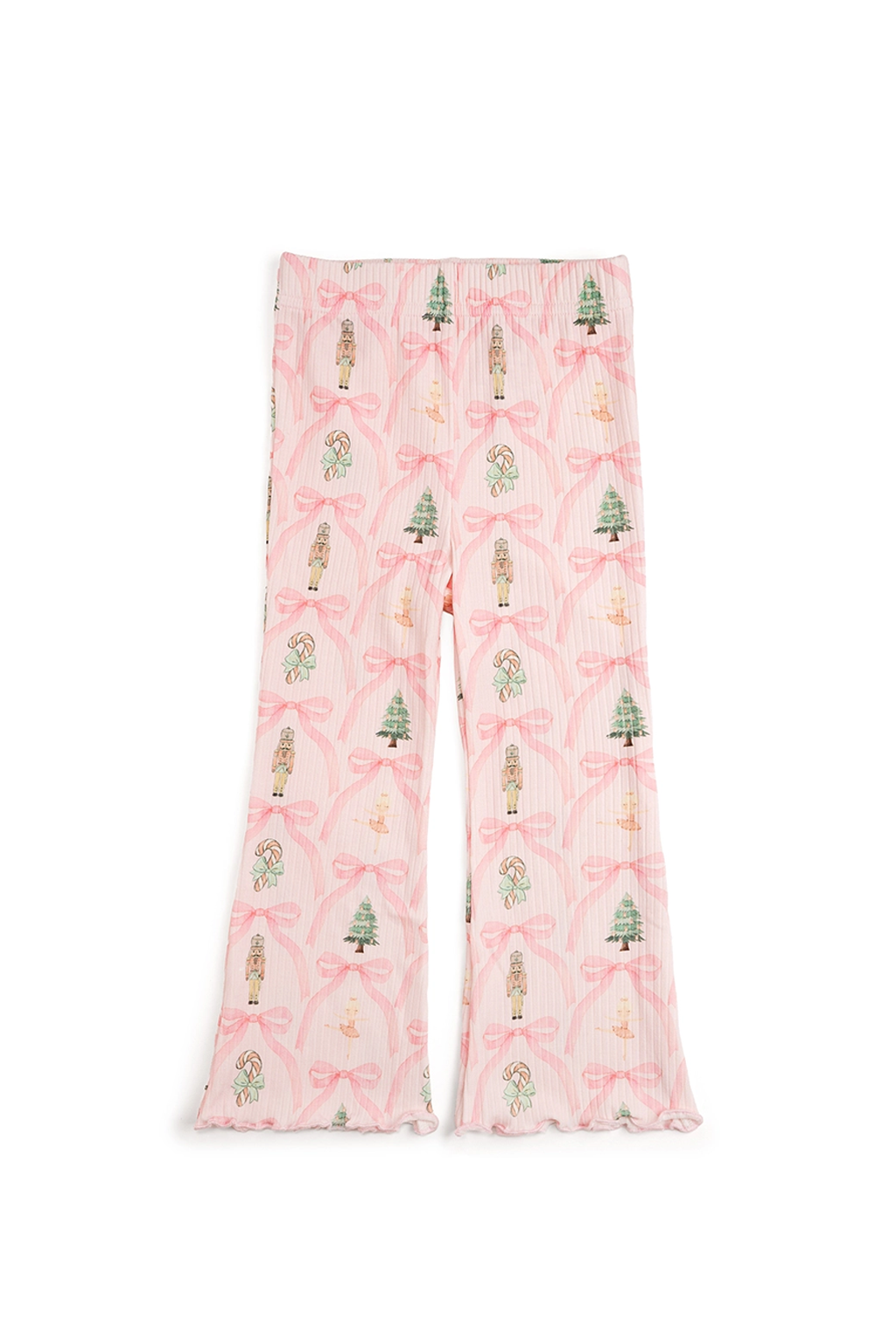 Nutcracker Trellis Christmas Flare Leggings